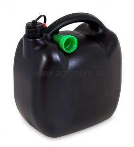 Posoda za gorivo 10 l PVC črna