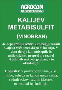 Kalijev metabisulfit 1000 g         Agrocom
